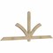 Ekena Millwork Redmond Rough Sawn Timber Gable Bracket, Douglas Fir, 96"W x 36"H x 2"D x 4"F, 9/12 Pitch GBW096X36X0204RED00RDF - alternate 4